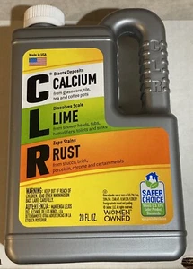 CLR 28 oz Calcium Rust & Lime Remover Multi Purpose Surface Cleaner CL-12 NEW - Picture 1 of 2