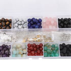 240pcs Rock Stone Beads Kit 8mm Diameter For Bracelet Jewelry Making XAT