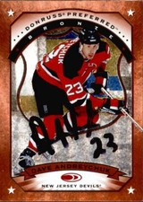 Dave Andreychuk Signed 97/98 Donruss Preffered card New Jersey Devils