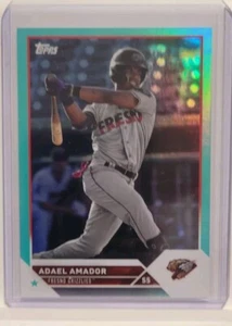2023 Topps Pro Debut ADAEL AMADOR 32/75 Teal Green Foil #PD-35 ROCKIES - Picture 1 of 3