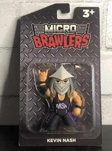Super Shredder Kevin Nash Micro Brawler WWE WCW TMNT Hall of Famer NWO The Kliq Cover