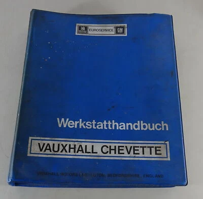 Manual De Taller Opel Vauxhall Chevette 1,3 L De Noviembre De 1977 - Imagen 1 de 4