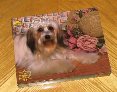 Vintage 1989 Golden 550 Piece Puzzle Ron Kimball dog puppy - Sealed - Image 1 of 2