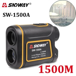 Laser Rangefinder 1500M Laser Distance Meter for Golf Sport Hunting Survey - Picture 1 of 24