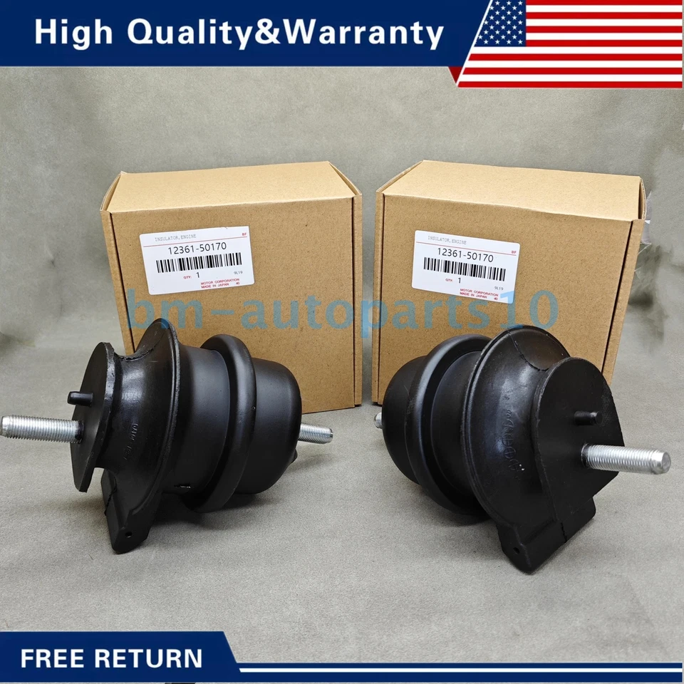 OEM  2PCS Front Engine Motor Mount For 2001-2006 Lexus LS430 4.3L 12361-50170 US Foto 1 de 4