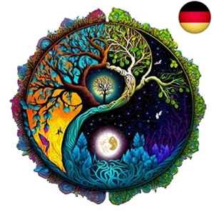 GOWELLY Holzpuzzle Erwachsene, Baum des Lebens Holz Puzzle Erwachsen, Wooden