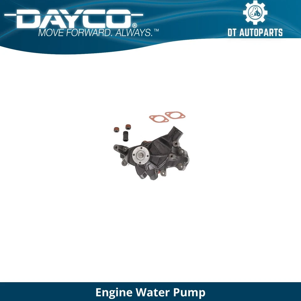 For 1987-1988 Chevrolet V20 Suburban 7.4L V8 Engine Water Pump Dayco - Image 1 of 3