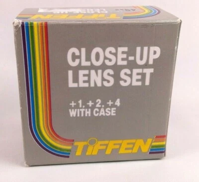 Tiffen Close Up Lens Set +1 +2 +4 49mm in Original Case - Image 1 of 4