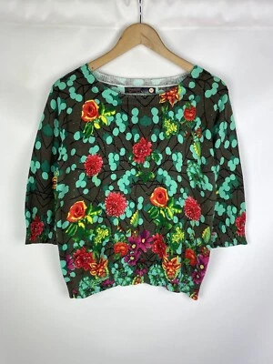 Suéter Jersey Desigual Damas Estampado Floral Talla M Foto 1 de 4