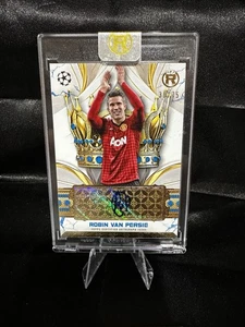 Robin Van Persie 2024-25 Topps UEFA Competitions Reverence Crown Legend Auto /75 - Picture 1 of 5
