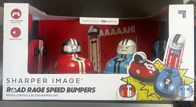 Sharper Image Road Rage BUMPER CARS Speed Ejecting RC NEW FACTORY SEALED - Image 1 of 4