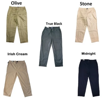 GAP Women's Relaxed Fit Stylish Comfortable Classic Cuffed Twill Pant - Image 1 of 2