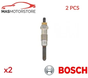 ENGINE GLOW PLUGS BOSCH 0 250 201 027 2PCS A FOR OPEL OMEGA B 2.5 TD,2.5 D 2.5L - Picture 1 of 10