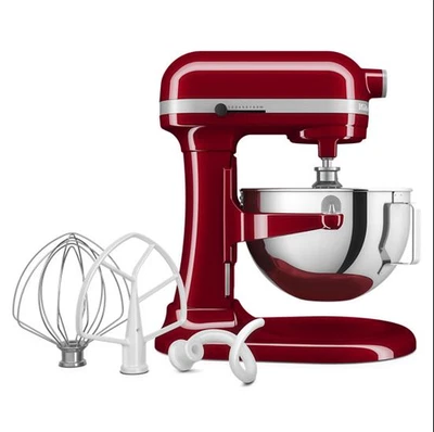 KitchenAid - 5.5 Quart Bowl-Lift Stand Mixer - Empire Red (New) KSM55SXXXER - Image 1 of 4
