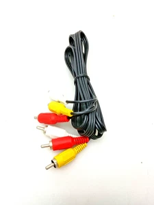 Cable 3RCA Cable RCA Macho Compuesto Video TV AV Audio Estéreo 6 Pies Amarillo Rojo Blanco - Imagen 1 de 2