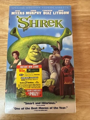 Shrek Special Edition VHS 2001 & Home for the Holidays Clamshell CD Sealed MINT! - Image 1 of 2