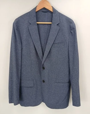 Chaqueta Blazer Club Monaco Azul Dos Botones Ligera Suave Sin Forro Para Hombre Talla 44 Foto 1 de 4