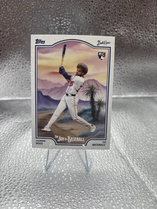 2025 Topps Bob Ross James Wood Happy Mistake SSP HM-89 RC Rookie Card - Picture 1 of 2
