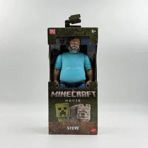Mattel A Minecraft Movie 12 pollici Jack Black Steve grande action figure 2025 - Foto 1 di 2