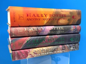 Harry Potter book lot and the Sorcerer's Stone all stated 1st editions - Picture 1 of 6