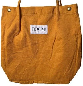 BOOM! Beauty senfgelbe Cord-Schminktasche mit Bindegriff Schönheit gefüttert Neu in Verpackung - Bild 1 von 8