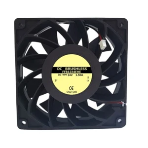 Ventilateur Refroidissement 120x120x38mm 120mm 24V Haute Performance pour Refroidissement Rack Serveur - Photo 1/8