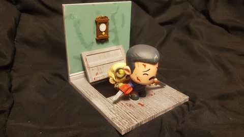 Evil Dead 2 Ash Vs Henrietta Diorama Super Emo Friends Loot Crate 2018 No Box Cover