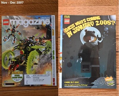 LEGO Club Magazine Nov-Dec 2007 - EXOforce - Racers - Mars Mission -Bionicle - Image 1 of 3