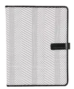 Marc Jacobs Wildcard Woven Straw Tablet iPad Folio Book Case NWT - Picture 1 of 2