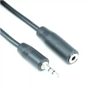 3FT 2.5mm Mini-Stereo TRS Male to Female Speaker/Audio EXTENSION Cable - Picture 1 of 2