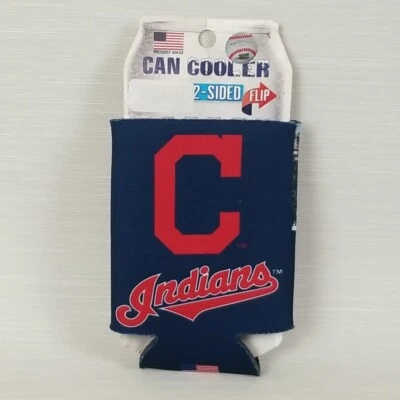 Cleveland Indians Stadium 12 Oz Koozie New Can Cooler Wahoo Baseball  - Image 1 of 2