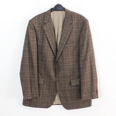 Kaiser Design Hommes XL Laine Blazer UK 44 US Carreaux Veste Ue 54 Suit Manteau - Photo 1/4