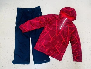 Columbia Youth Waterproof Snow Set -Hooded Ski Jacket & Snowboard Pants sz 10/12 - Picture 1 of 2