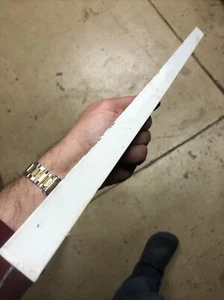 Lote 10 camisetas cruzadas usadas, blancas, clasificación de fuego, 1 pulgada. Techo abatible SDX 216 de 2 pies - Imagen 1 de 12