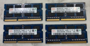 4 Units (16GB) of Hynix 4GB PC3-12800 DDR3-1600 Memory (HMT351SCFR8C-PB) TESTED - Picture 1 of 2