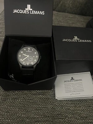 Relógio Jacques Lemans 1-1731B com caixa original e garantia automática - Imagem 1 de 4