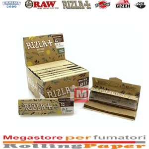 Cartine Rizla Natura Hemp King Size Slim con Filtri – 32 Libretti Bio - Zdjęcie 1 z 1