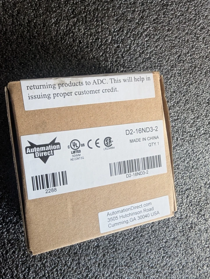 NEW SEALED Automation Direct D2-16ND3-2 Discrete Input Module - Image 1 of 1