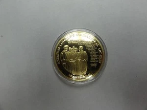 HERAUSFORDERUNG MÜNZE MARKE ABRAHAM LINCOLN 2. EINWEIHUNGSADRESSE LEBEN UND VERMÄCHTNIS  - Bild 1 von 1