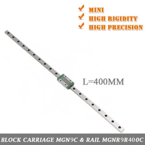 3D Printer Slide MGN9 L400mm Rail Guide+MGN9C Slider Carriage Kit #F13 - Bild 1 von 4