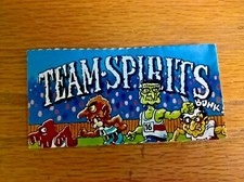 Empty wrapper packet for Team-Spirits by The Unusually Funny Factory Limited