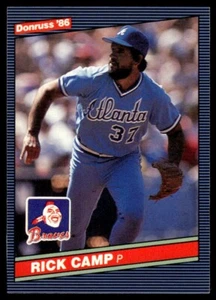 1986 Donruss Rick Camp Atlanta Braves #385 - Picture 1 of 2