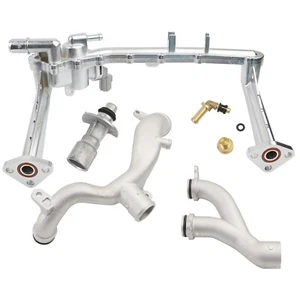 Upgraded Metal Coolant Water Pipe System Kit For Jaguar XE XF XJ F-Type 3.0 - Picture 1 of 12