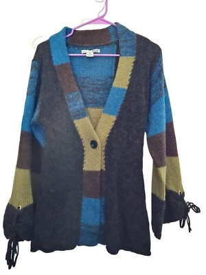 Cárdigan suéter RXB para mujer bloque de color S mezcla de lana acrílica Foto 1 de 3