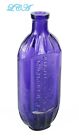 UNIQUE antique Dr PETER FAHRNEY small purple PATENT MEDICINE bottle BLIMP SHAPE 