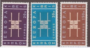 Cyprus Scott# 229-231 1963 EUROPA MNH Scott=$55 - Picture 1 of 1