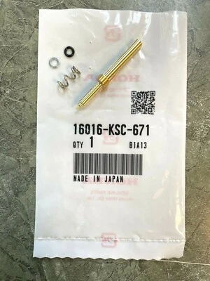 Tornillo de aire genuino OEM Honda CRF250R CRF250X CRF450R CRF450X 16016-KSC-671 Foto 1 de 2