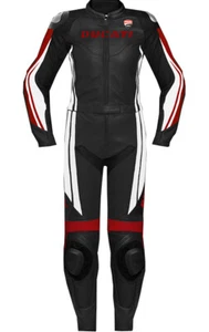 DUCATI Uomini Giacca Tuta da corsa pelle Motociclo Moto Bicicletta CE Abito 54 - Imagen 1 de 2