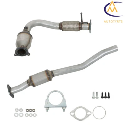 For 2010-2014 GMC Terrain 2.4L 2PCS Front+Rear Catalytic Converter 16581+54850 - Image 1 of 4