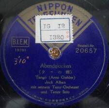 78Rpm Records Tango Jack Alban Orchestra Evening Gold y5